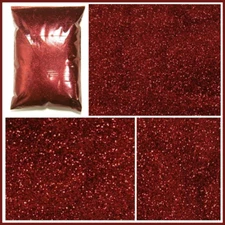 2lb (907g) Bulk Metal Flake - Rich McIntosh Red .004", .008", .015", .025"