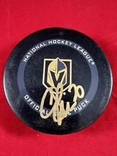 Chandler Stephenson Signed Vegas Golden Knights Official Game Puck Fanatics COA
