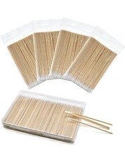 400 PCS Pointed Cotton Swabs in Storage Case - 4" Precision Microblading Cotton