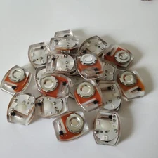 10/25/100pcs LED waterproof vibration flash light DIY manual sheet light collide