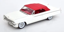 MITICA102004 1/18 CADILLAC ELDORADO BIARRITZ CONVERTIBLE CLOSED 1962 WHITE