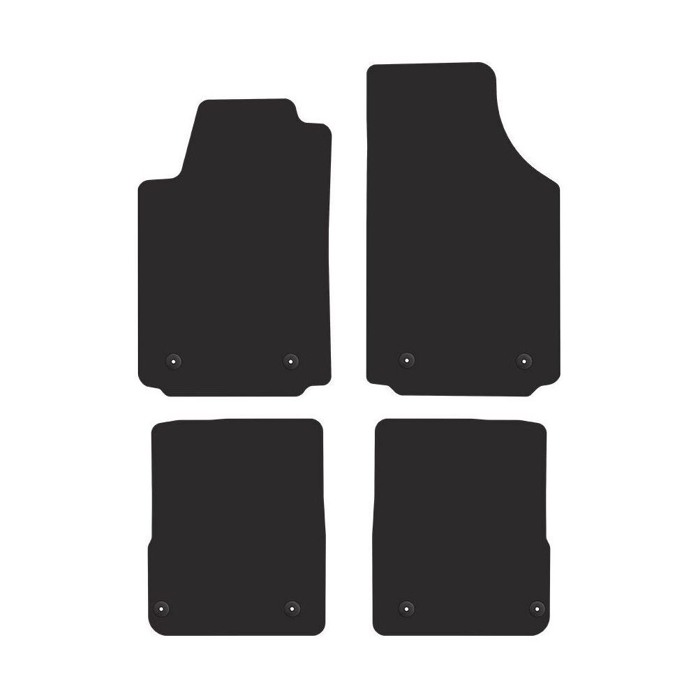 Tapis de sol en velours rouge premium pour Audi A2 élégance et confort sur mesure