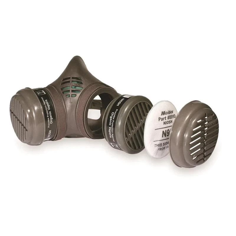 5 Mask Kits Moldex 8941 Moldex  8000 Series Half Mask Respirator Kit Size Small - Image 2 of 4