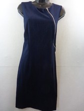 Calvin Klein Sleeveless Shift Dress Women's 10 Navy Blue
