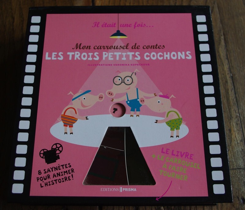 Livre Les trois petits cochons Mon carrousel de contes Prisma neuf