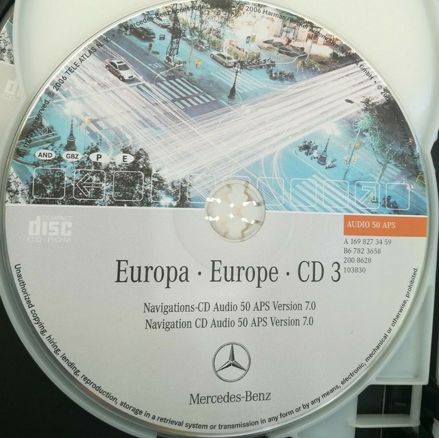 Navigations Cd Audio 50 Aps Version 7 0 Europa Online Kaufen Ebay
