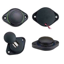 3.1A 12v-24V Car Boat caravan Dual USB Port Charger flush Outlet