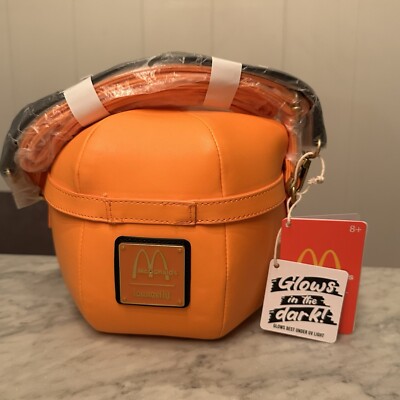 Loungefly McDonald's Halloween Pumpkin Pail Glow in the Dark