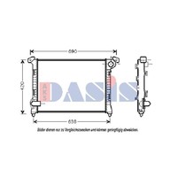 Aks Dasis WasserküHler Mechanisch GefüGt FüR Mini Mini R50 R53 Cooper One R52