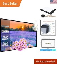300 Inch Big Size Portable Outdoor Projector Screen, HD 16:9 Large Foldable T...