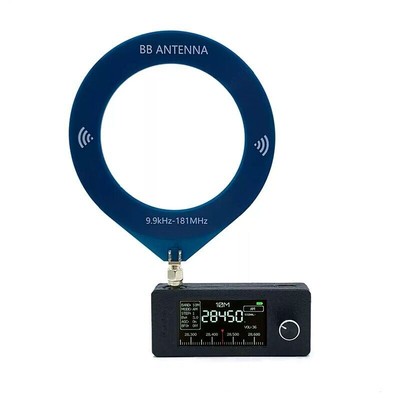 Pocket-sized 0.5-108MHz SI4732 Radio RF Receiver Loop Antenna Support LSB USB AM
