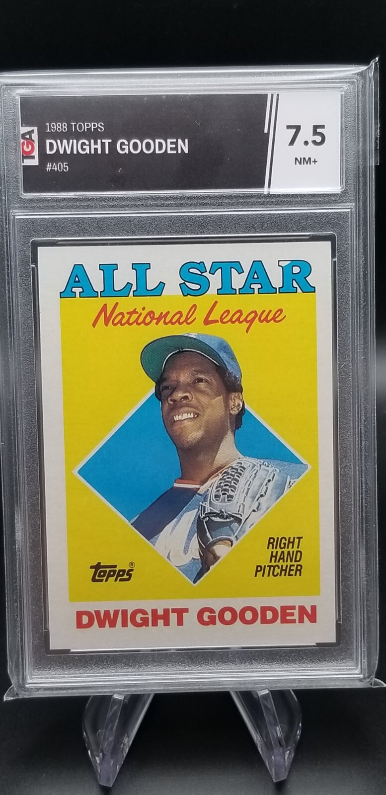 Dwight Gooden 405 1988 Topps Baseball ERROR CARD Graded 7.5 NM+ eBay