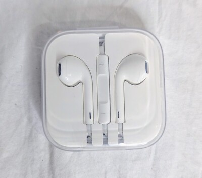 Genuine OEM Apple Wired Stereo Earbuds 3.5mm iPod iPhone New