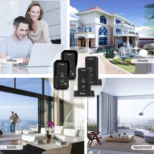 Rechargeable Wireless Doorbell Voice Intercom Door Bell Chime for Home Security - Bild 29 von 56