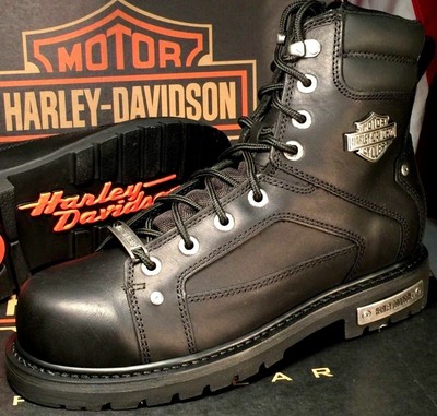 harley davidson steel toe boots with zipper
