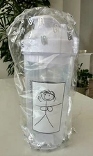 GamerSupps GG Waifu Cup Stick Figure Limited Edition Shaker Bottle IN HAND New