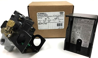 #ad Furnas Hubbell Siemens Pressure Switch 4 Port 95 125 psi 115 230 Volt New OEM $62.23
