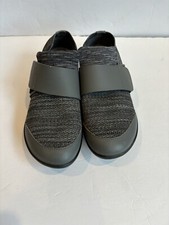 Alegria Shoes Traq Quik Smart Slip On Adjustable Gray White Women  s Sz 38