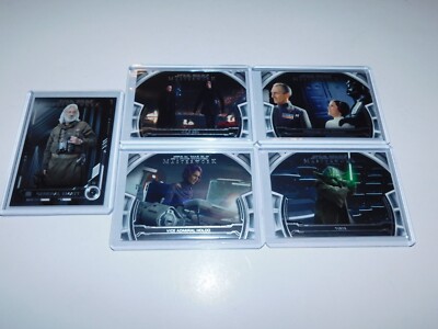 TOPPS 2019 Star Wars Masterwork LOT BASE CARD #56 + DM-16 DM-3 DM-22DM-24 YODA