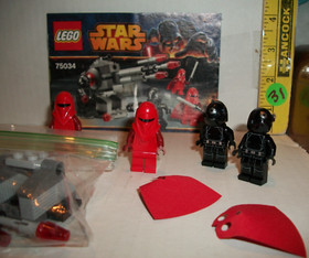 LEGO STAR WARS SET 75034 DEATH STAR TROOPERS 100% COMPLETE W MANUAL MINIFIGURES