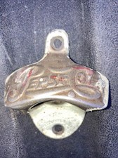 Vintage Pepsi Cola Wall Mount Bottle Opener Starr Made in USA
