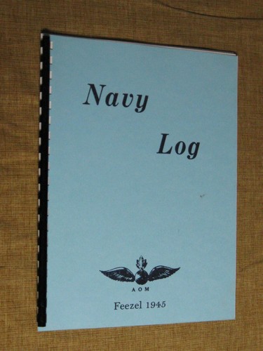 RARE WWII "NAVY LOG" 1945 Photo History NAVAL AIR TRAINING CENTER MEMPHIS TN 212