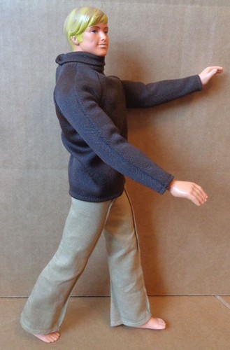 VINTAGE 1976 IDEAL 12" ERIC DOLL ORIGINAL BROWN OUTFIT TUESDAY TAYLOR BOYFRIEND - Picture 15 of 16
