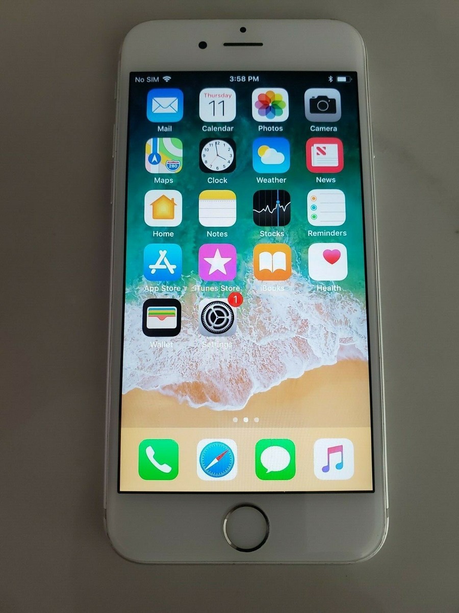 美品Apple iPhone 6s シルバー 本体　16GB 1-101 Apple iPhone 6S 16GB Silver (AT&T) Unlockable Great Condition