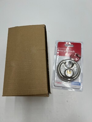 (QTY 4) CubeSmart CS-670 PadLock Cube Smart Stainless Steel-Hardened Key