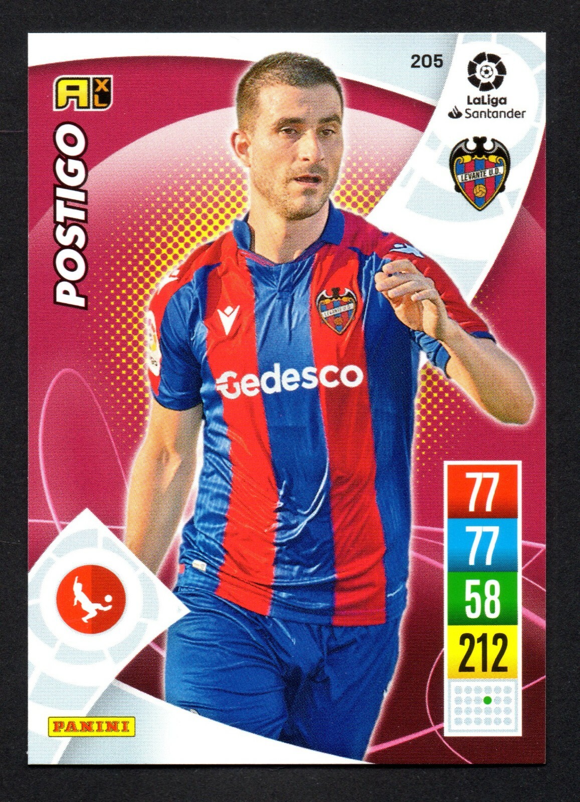 POSTIGO #205 LEVANTE UD 2021-22 CROMO PANINI ADRENALYN XL LA LIGA 21/22