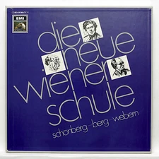 NEUE WIENER SCHULE ⸺ SCHOENBERG, BERG, WEBERN chamber works ⸺ EMI 4xLPs box NM