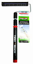 Shur-Line 6630C Twist 'n' Reach Extension Pole + Premium 9-In. Paint Roller -