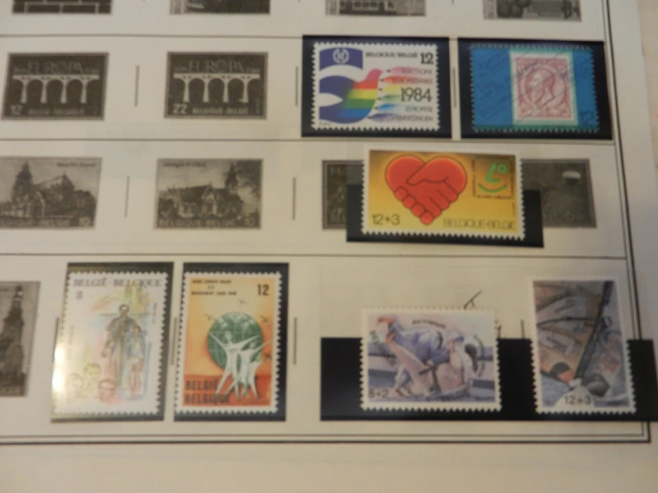 Lot of 37 Belgium Stamps, King, Diamonds, Castle, Olympics, More - Image 4 of 4