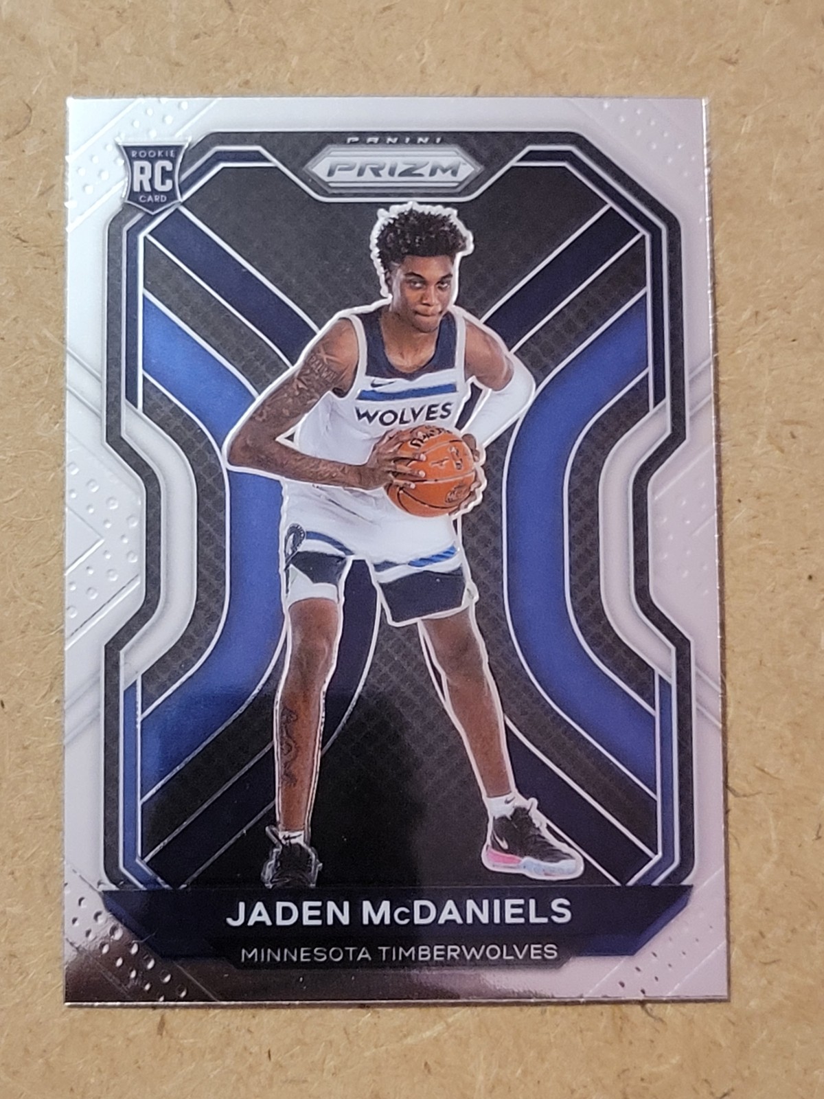 2020-21 Panini Prizm #277 Jaden McDaniels