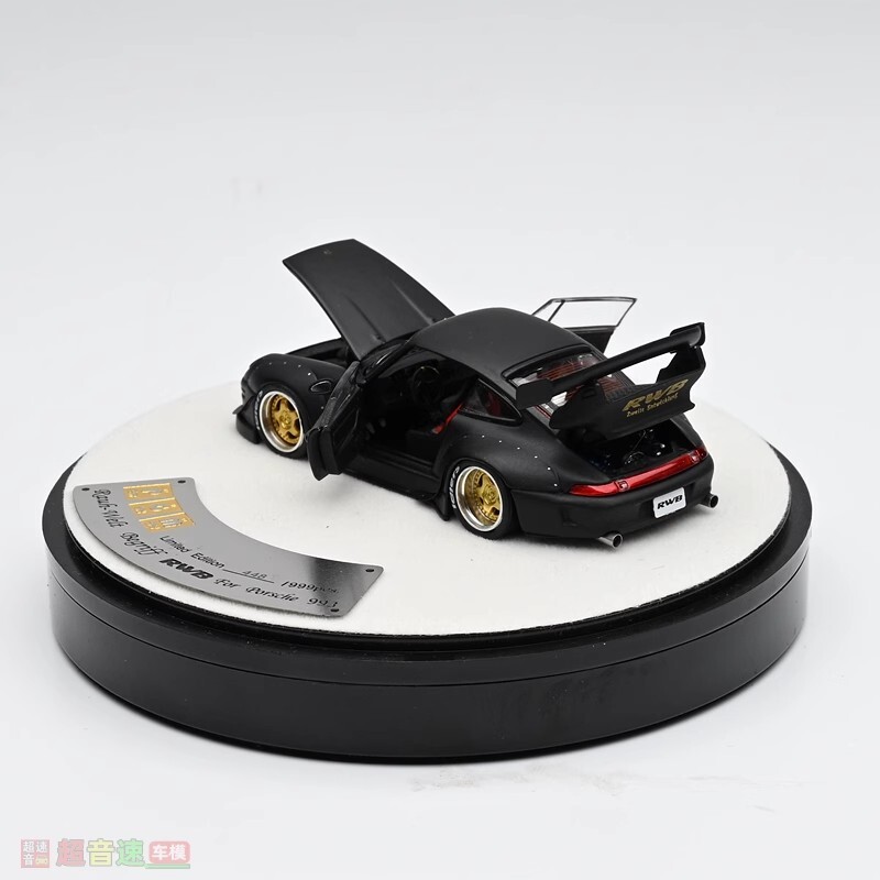 激レア品 1/64 PGM ポルシェRWB 930 Black s-l400.jpg