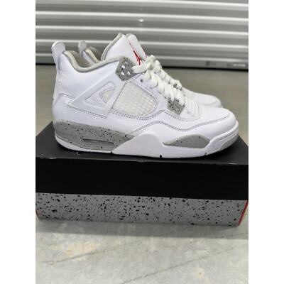 Air Jordan 4 Retro GS 'White Oreo' Sz 6.5 | eBay