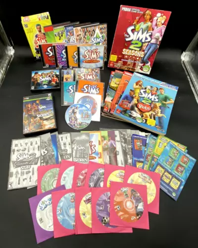 THE SIMS 1, 2 & 3 GAMES/EXPANSION PACKS/GAME GUIDES FOR PC/MAC