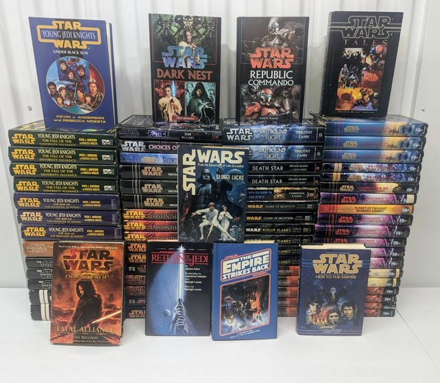 Star Wars Books Choose Titles &Amp; Lot Size: Science Fiction Book Club (Sfbc) Hc