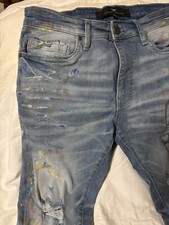 Jordan Craig LE Jeans Mens 32x30 Paint Distressed Slim Streetwear Stretch