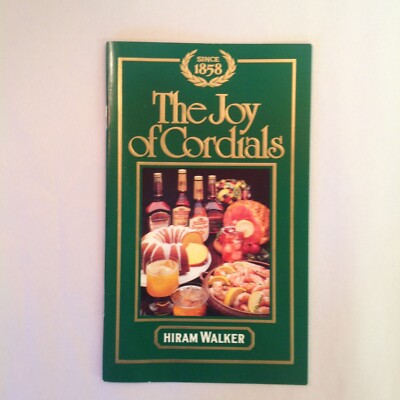 Vintage 1983 Hiram Walker Color Bar Recipe Guide The Joy of Cordials Drink Bar