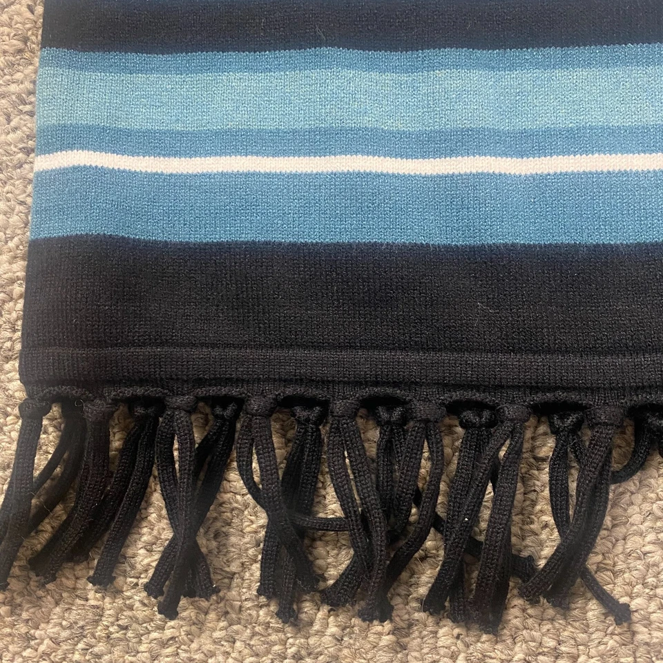 Suéter Preswick & Moore para mujer XL multicolor a rayas cuello falso borlas Foto 4 de 4