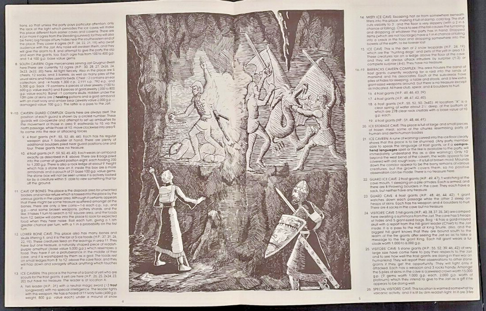 TSR AD&D Modules G1,G2,G3 - First Print - Dungeons and Dragons #9016 ...