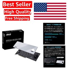 Next-Gen PCIe 4.0 Hyper M.2 X16 Expansion Card for Ultimate NVMe SSD Performance