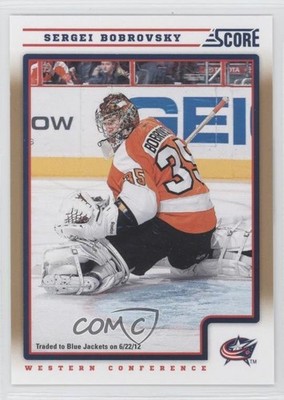2012-13 Score Gold Rush Sergei Bobrovsky #158 0a4
