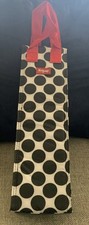 Thirty-One Perfect Bottle Thermal Tote Bag Retired Black/White Spotty Dot New