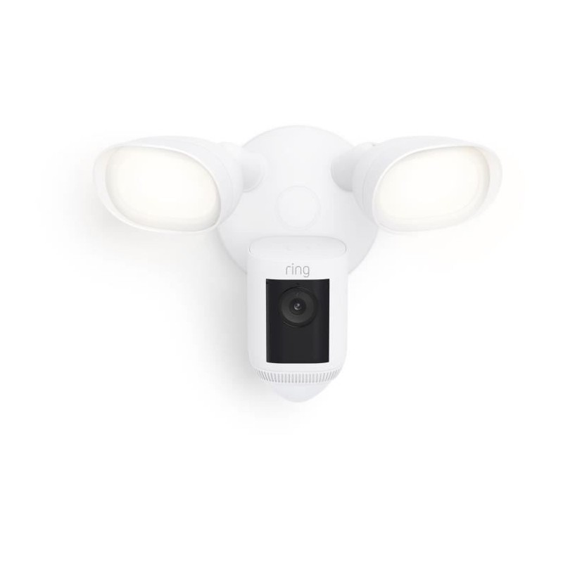 Caméra de surveillance Ring Spotlight Pro extérieure connectée Wi-Fi blanche - 2