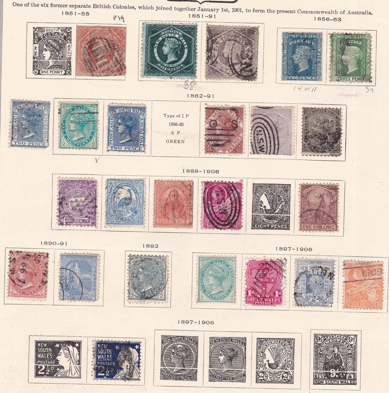 NEW SOUTH WALES ^^^^1881- 1906  RARER   USED  CLASSICS  high cat  @ dco 3433nsw7