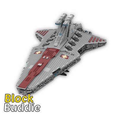 Star Wars Clone Wars Venator-Class Sternenzerstörer MOC 2849 Teile Klemmbaustein