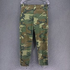 Rothco BDU Woodland Camo Pants Youth 18 1128-0-543 Green Adjustable