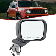 Right Passenger Side Power Mirror Heated Manual Fold For Jeep Renegade 2015-2022